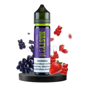 خرید جویس پاستیل توت فرنگی یخ نستی (60 میل) NASTY LIQ FRUIT FUSION