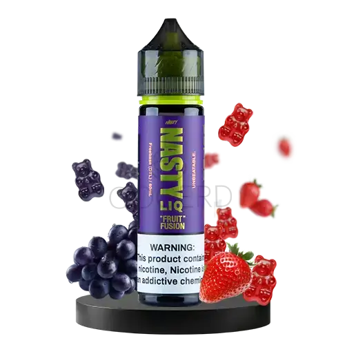 خرید جویس پاستیل توت فرنگی یخ نستی (60 میل) NASTY LIQ FRUIT FUSION