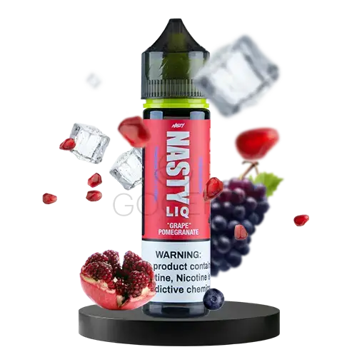 خرید جویس انگور انار یخ نستی (60 میل) NASTY LIQ GRAPE POMEGRANATE