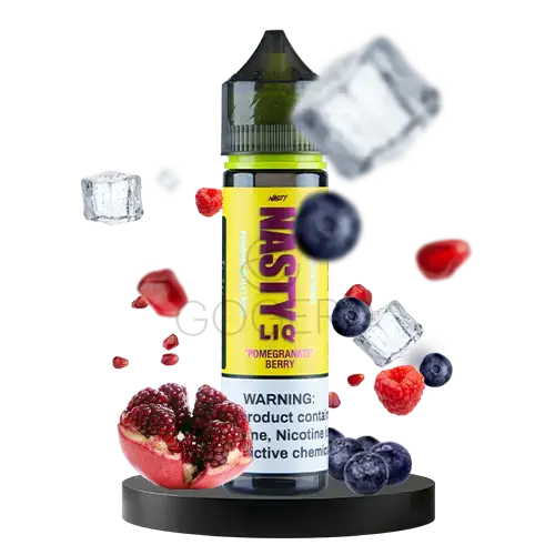 خرید جویس انار تمشک یخ نستی (60 میل) NASTY LIQ POMEGRANATE BERRY