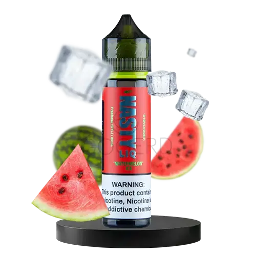 خرید جویس هندوانه یخ نستی (60 میل) NASTY LIQ WATERMELON ICE