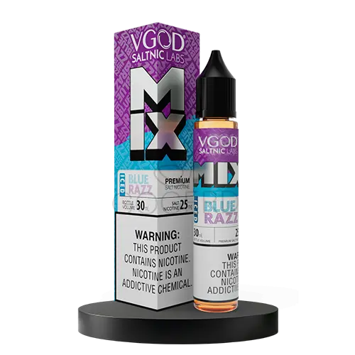 خرید سالت بلوبری تمشک ویگاد (30 میل) VGOD MIX BLUE RAZZ