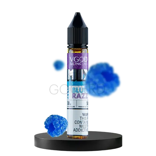 خرید سالت بلوبری تمشک ویگاد (30 میل) VGOD MIX BLUE RAZZ
