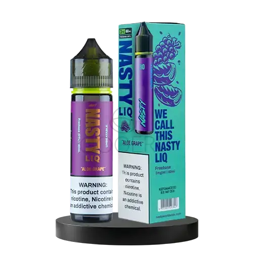 خرید جویس آلوئه ورا انگور یخ نستی (60میل) NASTY LIQ ALOE GRAPE