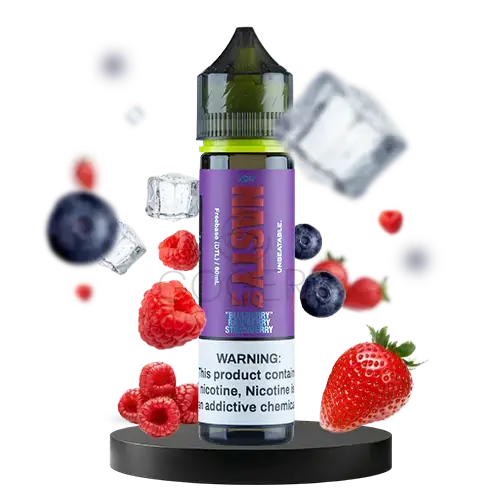 خرید جویس بلوبری تمشک یخ نستی (60میل) NASTY LIQ BLUEBERRY RASPBERRY STRAWBERRY