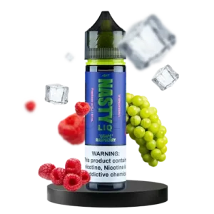 خرید جویس انگور تمشک یخ نستی (60میل) NASTY LIQ GRAPE RASPBERRY