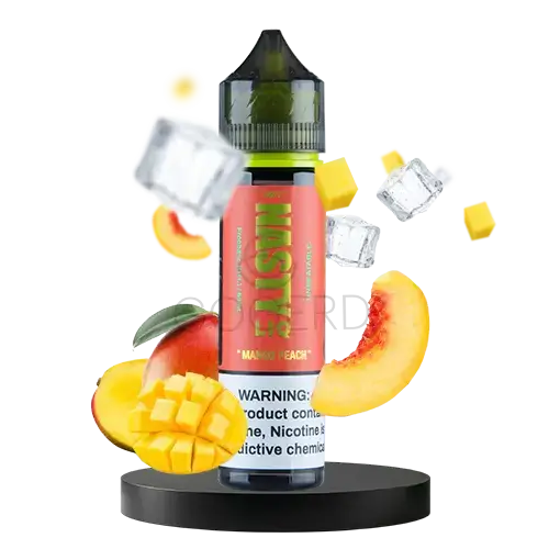 خرید جویس انبه هلو یخ نستی (60میل) NASTY LIQ MANGO PEACH