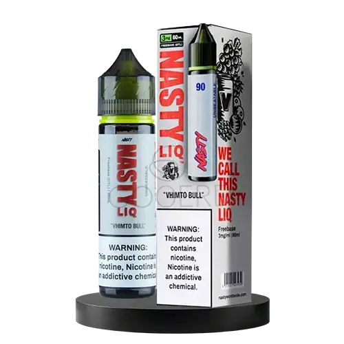 خرید جویس انگور نوشابه انرژی زا یخ نستی (60میل) NASTY LIQ VHIMTO BULL