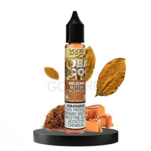 خرید سالت تنباکو تافی کره ای ویگاد VGOD Belgian Butterscotch -Tobacco Plus - 30ml