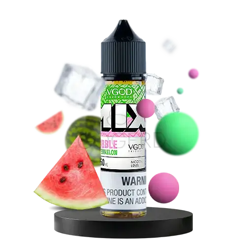 خرید جویس آدامس هندوانه یخ ویگاد (60میل) VGOD Iced Bubble Watermelon - Mix - 60ml