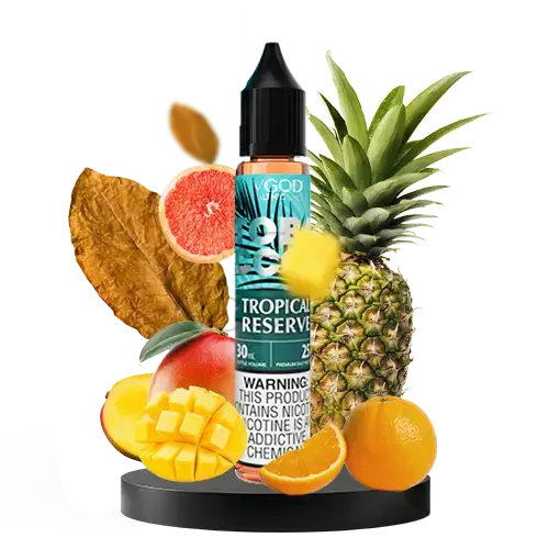 خرید سالت تنباکو آناناس انبه ویگاد VGOD Tropical Reserve - Tobacco Plus - 30ml