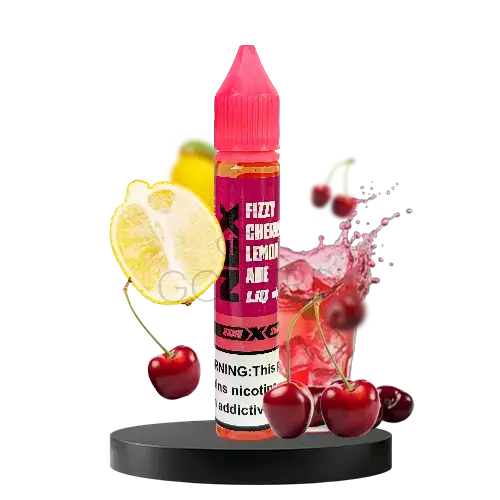 خرید سالت گیلاس لیموناد گازدار پاد سالت Pod Salt Fizzy Cherry Lemonade - Nexliq- 30ml