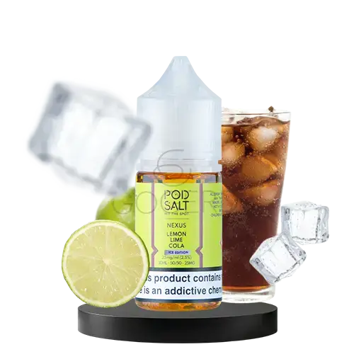 خرید سالت لیمو کولا یخ پاد سالت Pod Salt Lemon Lime Cola Ice - Nexus - 30ml