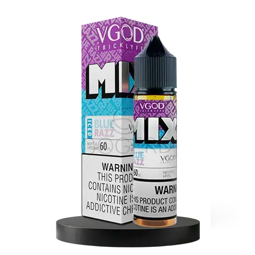 خرید جویس بلوبری تمشک یخ ویگاد VGOD Iced Blue Razz - Mix - 60ml