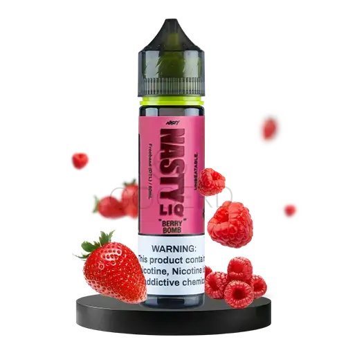خرید جویس توت فرنگی تمشک نستی Nasty Berry Bomb - LIQ - 60ml