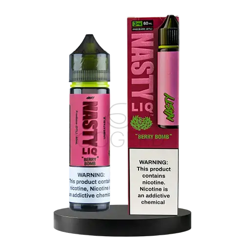 خرید جویس توت فرنگی تمشک نستی Nasty Berry Bomb - LIQ - 60ml