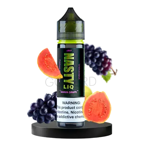 خرید جویس گواوا انگور نستی Nasty Guava Grape - LIQ - 30ml