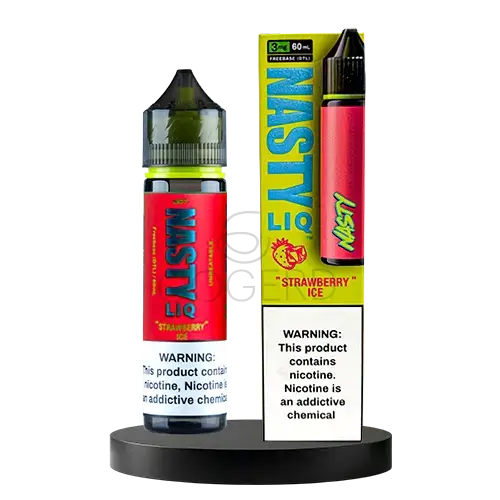 خرید جویس توت فرنگی یخ نستی Nasty Strawberry Ice - LIQ - 60ml