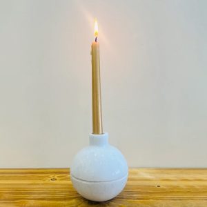 شمعدان سنگی مرمریت کد - 740