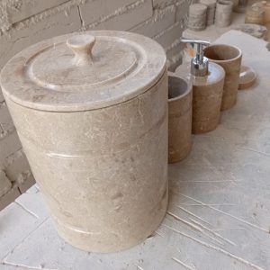 ست پنج تیکه سرویس بهداشتی سنگی کد -721