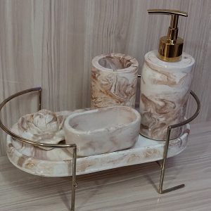 ست جا مایع سنگی دکور آشپزخانه دکور سینک ظرفشویی کد- 703