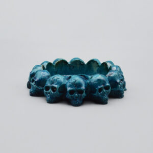 زیرسیگاری گرد طرح جمجمه مدل 13Skulls کد Dnl515