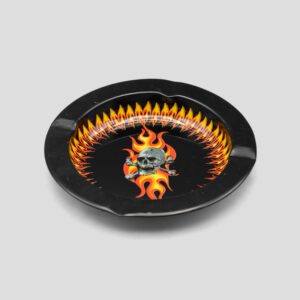 زیرسیگاری اسکلتی مدل Skull and Fire