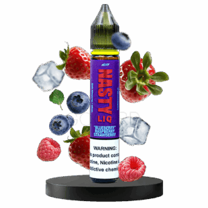 سالت بلوبری تمشک یخ نستی (30میل) NASTY LIQ BLUEBERRY RASPBERRY STRAWBERRY