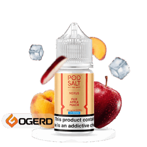 سالت سیب هلو یخ پاد سالت (30 میل) POD SALT NEXUS FUJI APPLE PEACH ICE
