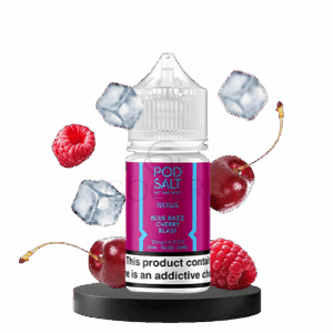سالت تمشک گیلاس یخ پاد سالت (30میل) Pod Salt Nexus Blue Razz Cherry Blast Ice