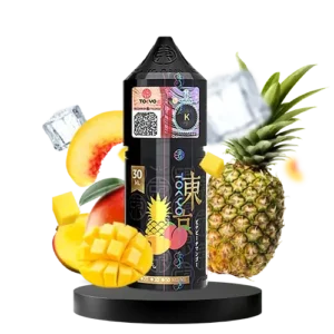 سالت آناناس هلو انبه یخ توکیو (30میل) TOKYO GOLDEN PINA PEACH MANGO