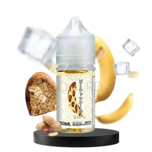 سالت کیک بادام زمینی موز یخ توکیو (30میل) TOKYO ICED PEANUT CAKE