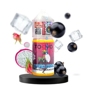 سالت دراگون فروت انگورفرنگی یخ توکیو (30میل) TOKYO SUPER COOL DRAGONFRUIT BLACKCURRANT