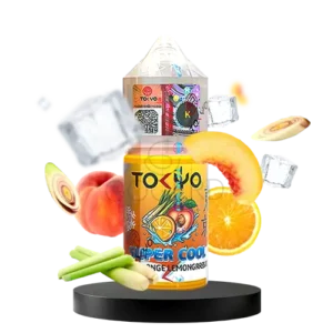 سالت هلو پرتقال یخ توکیو (30میل) TOKYO SUPER COOL PEACH ORANGE LEMONGRASS ICE