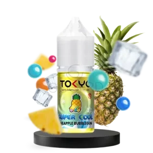 سالت آدامس آناناس یخ توکیو (30میل) TOKYO SUPER COOL PINEAPPLE BUBBLEGUM