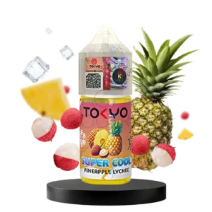 سالت آناناس لیچی یخ توکیو (30میل) TOKYO SUPER COOL PINEAPPLE LYCHEE