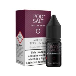 سالت بلوبری توت فرنگی یخ Pod Salt - Mixed Berries Ice - 30ML